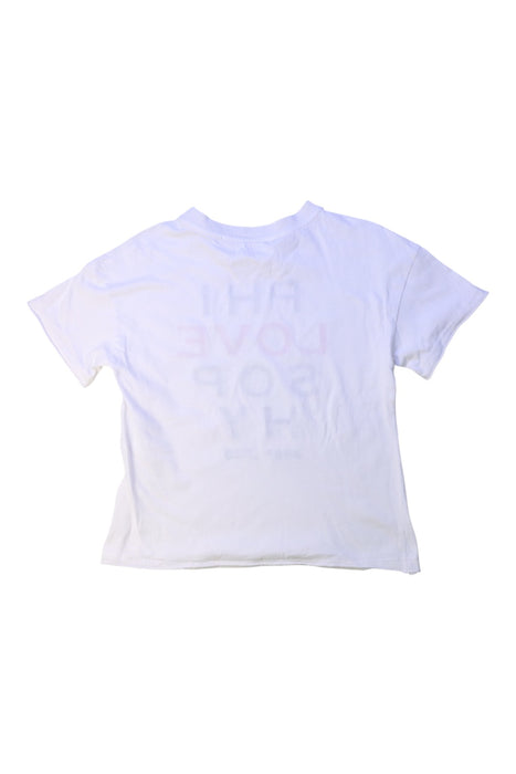 A White Short Sleeve T Shirts from Philosophy Di Lorenzo Serafini in size 6T for girl. (Back View)