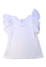A White Short Sleeve Tops from Chloe in size 8Y for girl. (Back View)