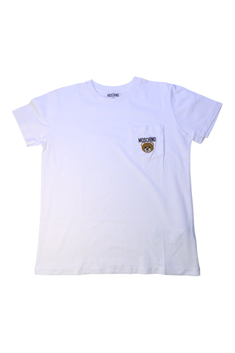 A White Short Sleeve T Shirts from Moschino in size 12Y for neutral. (Front View)