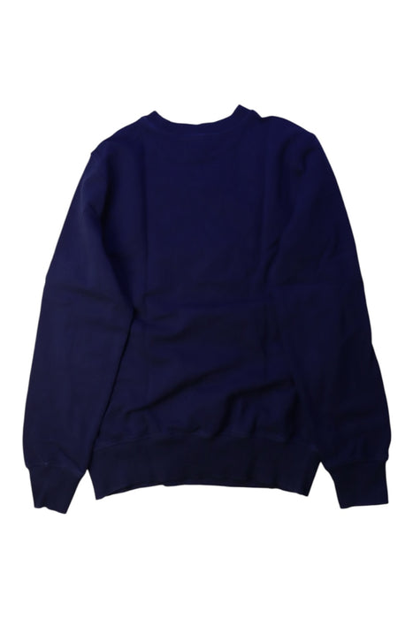A Navy Crewneck Sweatshirts from Moschino in size 12Y for boy. (Back View)