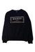 A Black Crewneck Sweatshirts from Balmain in size 12Y for boy. (Front View)