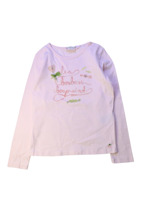 A White Long Sleeve Tops from Bonpoint in size 8Y for girl. (Front View)