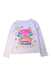 A White Long Sleeve T Shirts from Billieblush in size 8Y for girl. (Front View)