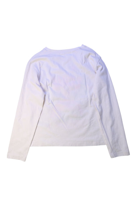 A White Long Sleeve T Shirts from Billieblush in size 8Y for girl. (Back View)