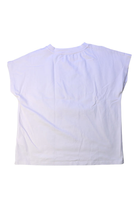 A White Short Sleeve T Shirts from DKNY in size 8Y for girl. (Back View)