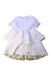 A White Long Sleeve Dresses from I Pinco Pallino in size 6T for girl. (Front View)