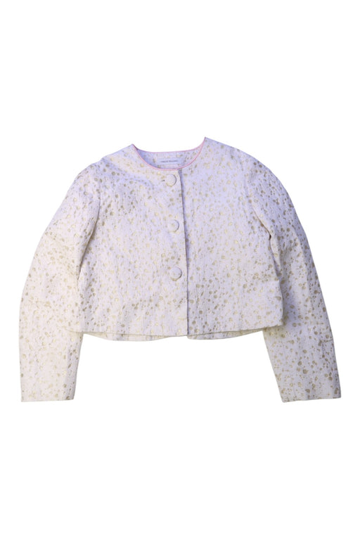 A White Blazers from I Pinco Pallino in size 6T for girl. (Front View)