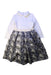 A White Long Sleeve Dresses from I Pinco Pallino in size 8Y for girl. (Front View)