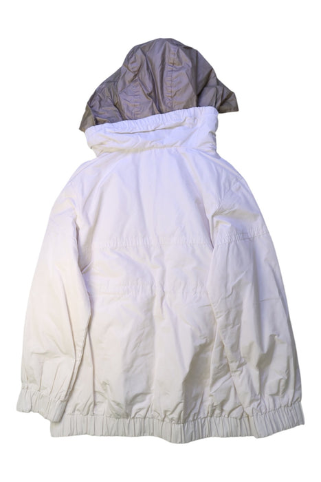 A White Lightweight Jackets from Moncler in size 12Y for girl. (Back View)