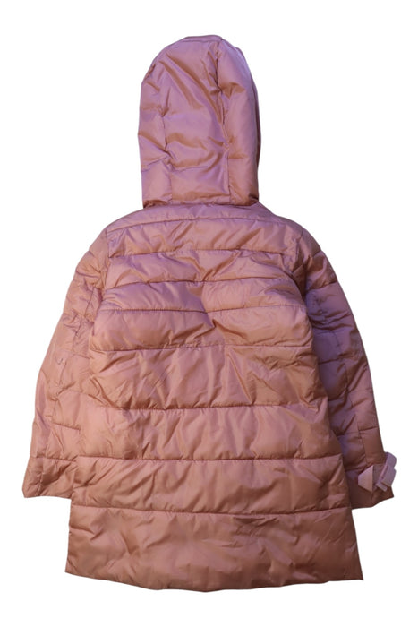 A Pink Puffer/Quilted Coats & Outerwear from I Pinco Pallino in size 4T for girl. (Back View)