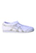 A White Sneakers from Onitsuka Tiger in size 6T for girl. (Front View)