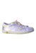 A Silver Sneakers from Golden Goose in size 7Y for girl. (Front View)