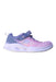 A Pink Sneakers from Skechers in size 9Y for girl. (Front View)
