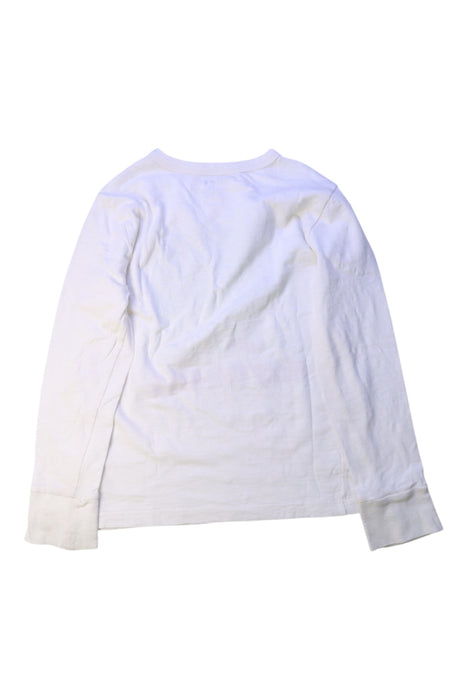 A White Long Sleeve T Shirts from Crewcuts in size 6T for boy. (Back View)