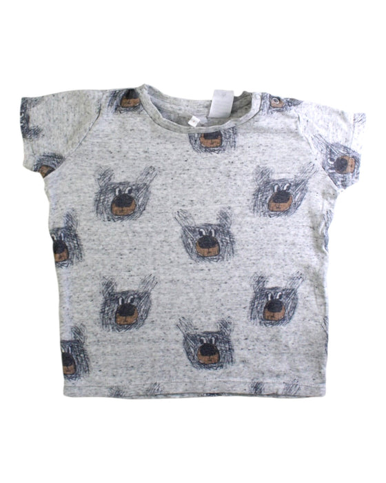 A Grey Pyjama Sets from Seed in size 2T for boy. (Front View)