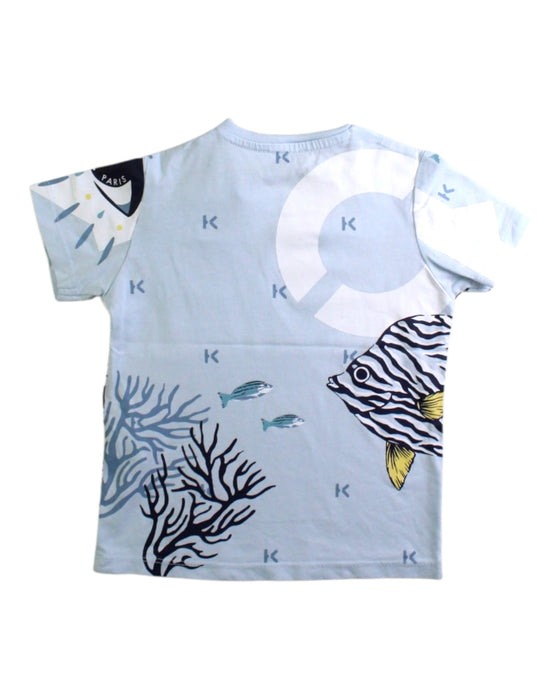 A Blue Short Sleeve T Shirts from Kenzo in size 12-18M for boy. (Back View)