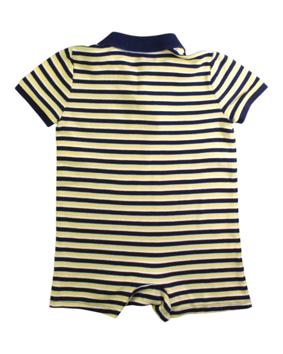 A Navy Short Sleeve Rompers from Ralph Lauren in size 2T for neutral. (Back View)