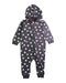 A Black Hooded Sweatshirts from Petit Lem in size 6-12M for boy. (Front View)