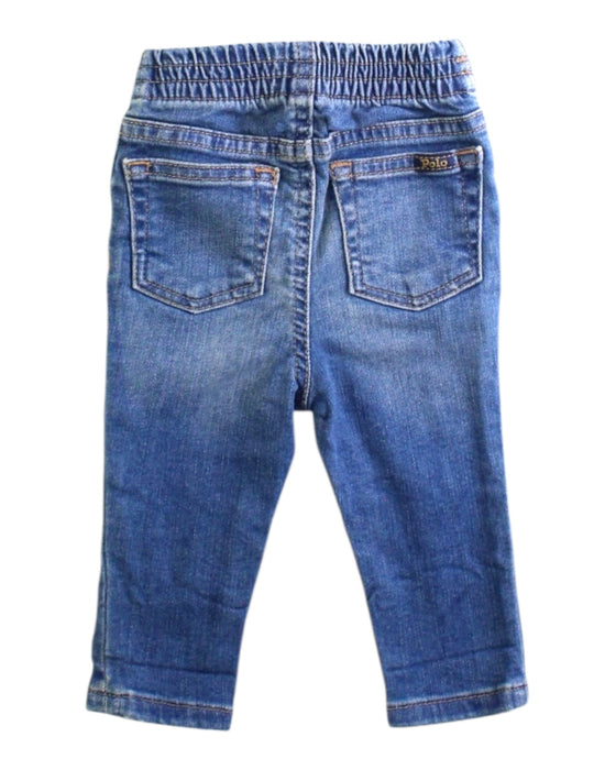 A Blue Jeans from Polo Ralph Lauren in size 6-12M for neutral. (Back View)