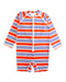 A Blue Swimsuits from Hanna Andersson in size 3T for neutral. (Front View)