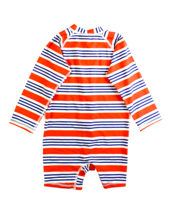 A Blue Swimsuits from Hanna Andersson in size 3T for neutral. (Back View)