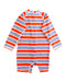 A Blue Swimsuits from Hanna Andersson in size 3T for neutral. (Back View)