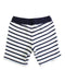 A White Shorts from Petit Bateau in size 3T for boy. (Back View)