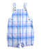 A Blue Overall Shorts from Janie & Jack in size 12-18M for neutral. (Front View)