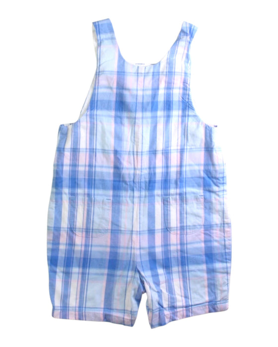 A Blue Overall Shorts from Janie & Jack in size 12-18M for neutral. (Back View)