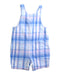 A Blue Overall Shorts from Janie & Jack in size 12-18M for neutral. (Back View)