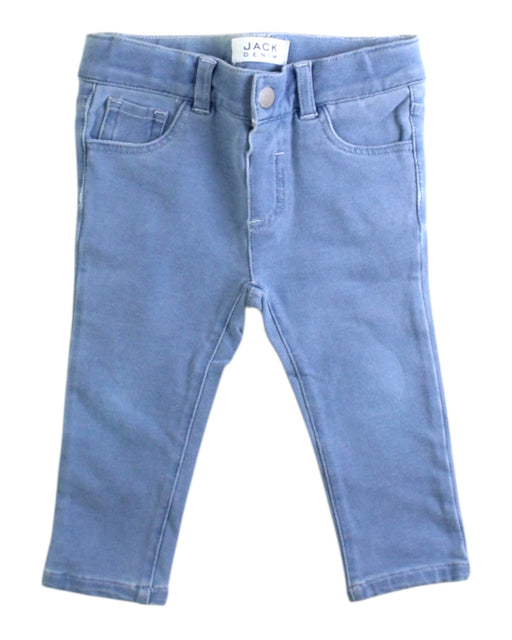 A Blue Jeans from Janie & Jack in size 6-12M for boy. (Front View)