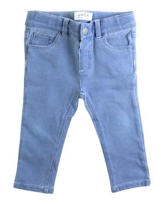 A Blue Jeans from Janie & Jack in size 6-12M for boy. (Front View)