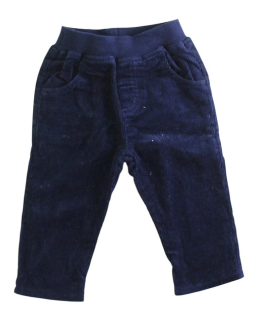 A Navy Casual Pants from Jojo Maman Bébé in size 12-18M for boy. (Front View)
