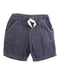 A Navy Shorts from 1 + in the family in size 2T for boy. (Front View)