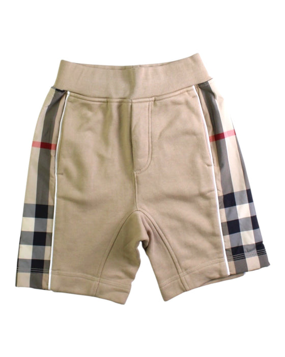 A Beige Shorts from Burberry in size 3T for boy. (Front View)