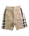 A Beige Shorts from Burberry in size 3T for boy. (Front View)