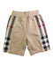 A Beige Shorts from Burberry in size 3T for boy. (Back View)