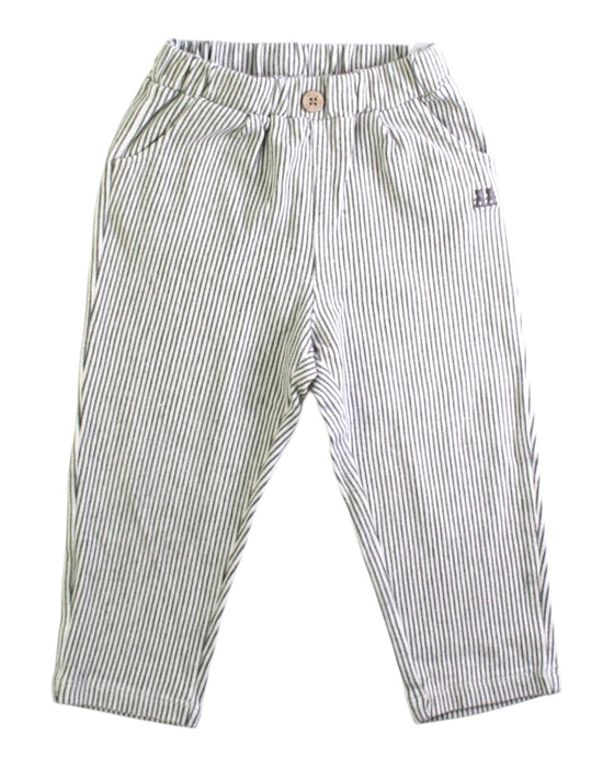 A Grey Casual Pants from Minkmui in size 3T for boy. (Front View)