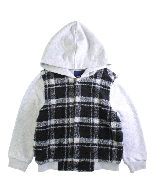 A Grey Lightweight Jackets from Janie & Jack in size 3T for boy. (Front View)