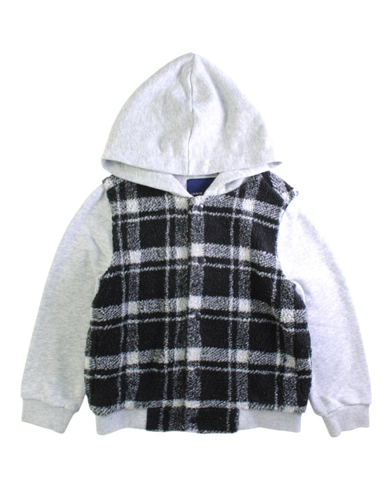 A Grey Lightweight Jackets from Janie & Jack in size 3T for boy. (Front View)