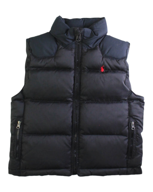A Black Outerwear Vests from Polo Ralph Lauren in size 3T for neutral. (Front View)