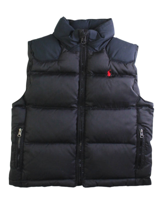 A Black Outerwear Vests from Polo Ralph Lauren in size 3T for neutral. (Front View)