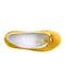 A Yellow Flats from Pepa London in size 5T for girl. (Front View)