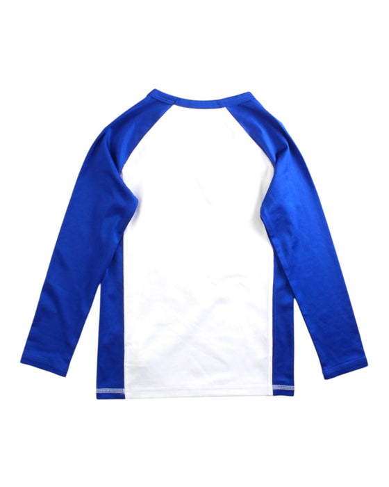 A Blue Rash Guards from Polo Ralph Lauren in size 4T for boy. (Back View)