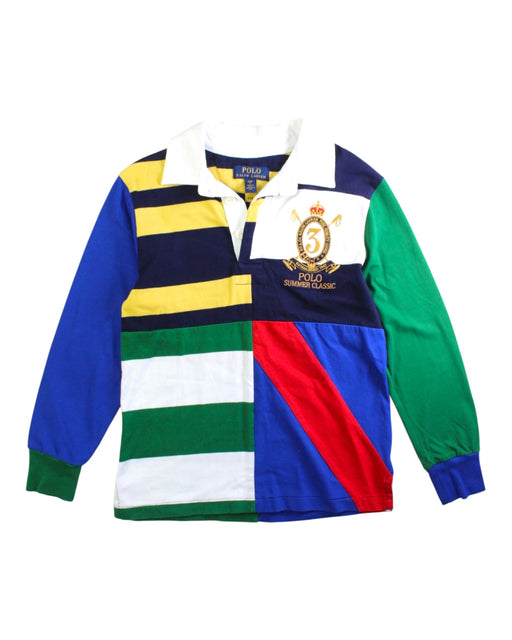 A Multicolour Long Sleeve Polos from Polo Ralph Lauren in size 8Y for boy. (Front View)