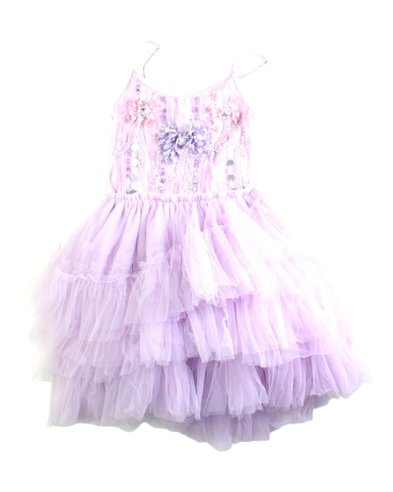 A Purple Sleeveless Dresses from Tutu Du Monde in size 4T for girl. (Front View)