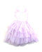 A Purple Sleeveless Dresses from Tutu Du Monde in size 4T for girl. (Back View)