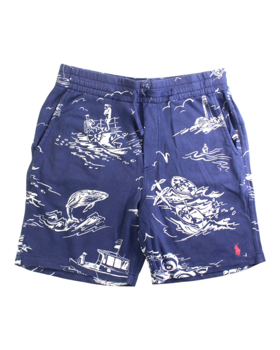 A Navy Shorts from Polo Ralph Lauren in size 10Y for boy. (Front View)