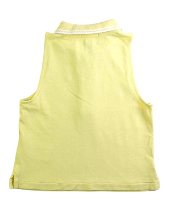 A Yellow Sleeveless Polos from Polo Ralph Lauren in size 6T for girl. (Back View)