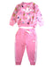 A Pink Pants Sets from Adidas in size 4T for girl. (Front View)